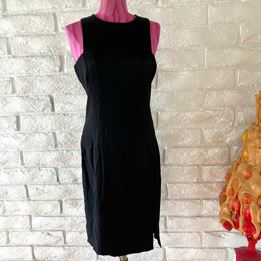 Donna Karan Black Cocktail Dress Size 8